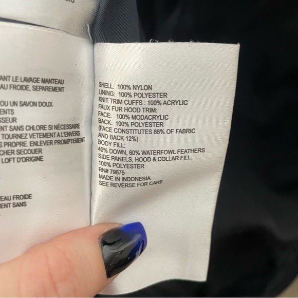 Michael Kors navy blue puffer jacket size Medium - Picture 11 of 14